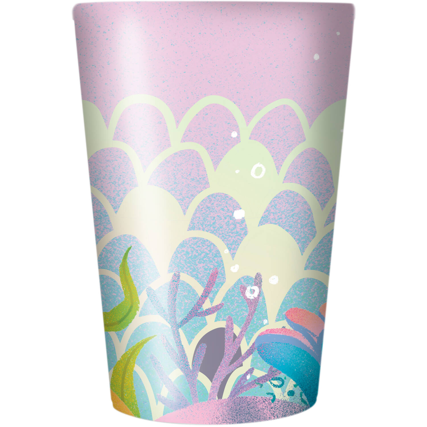 4 Cups Magical Ocean Plastic Reusable 430 ml