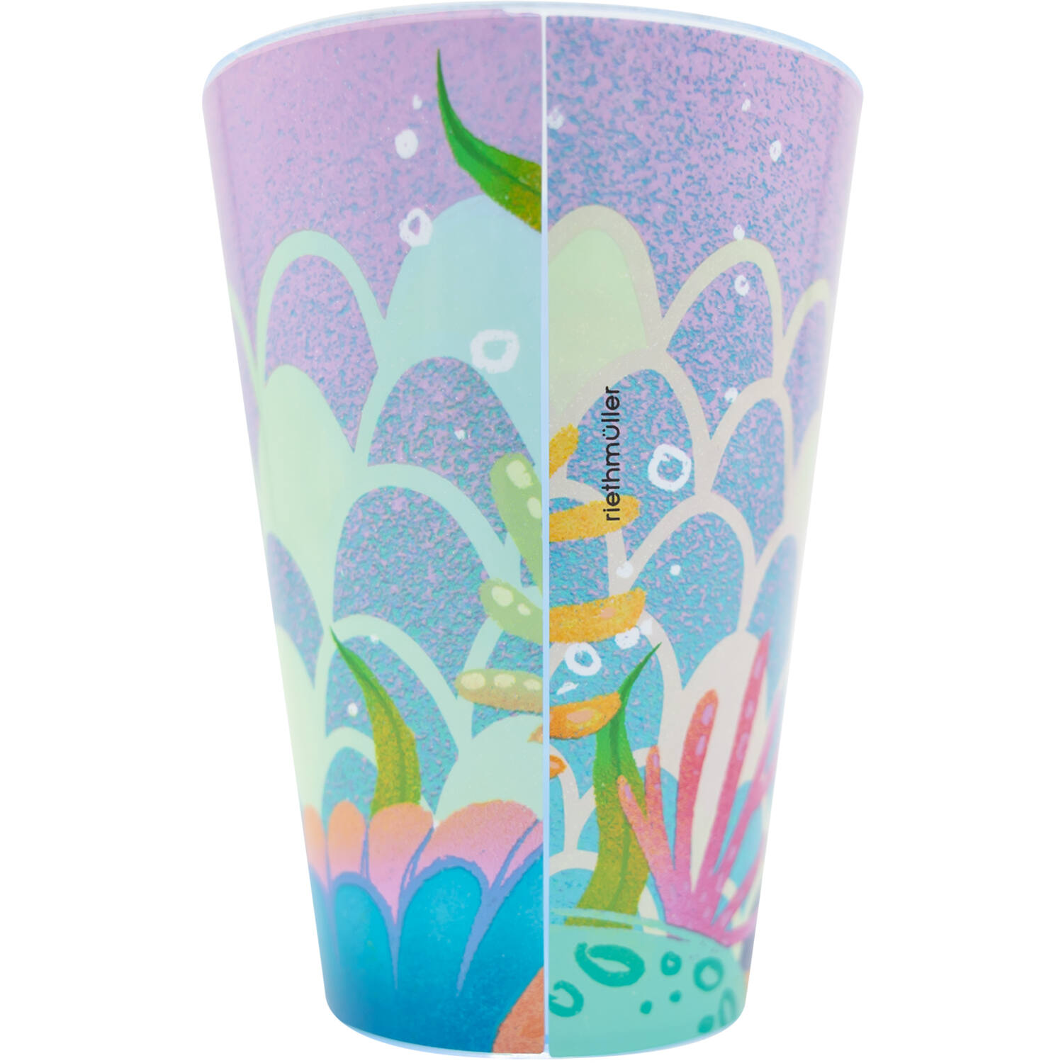 4 Cups Magical Ocean Plastic Reusable 430 ml