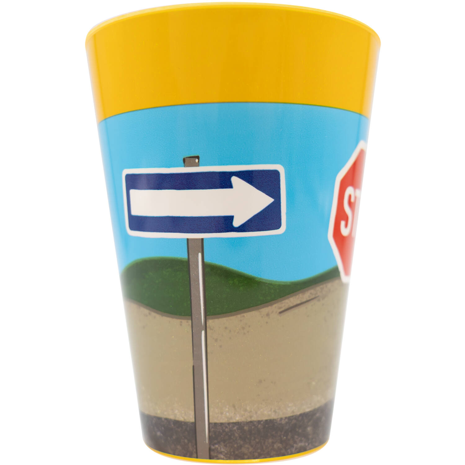 4 Cups Construction Party Plastic Reusable 430 ml
