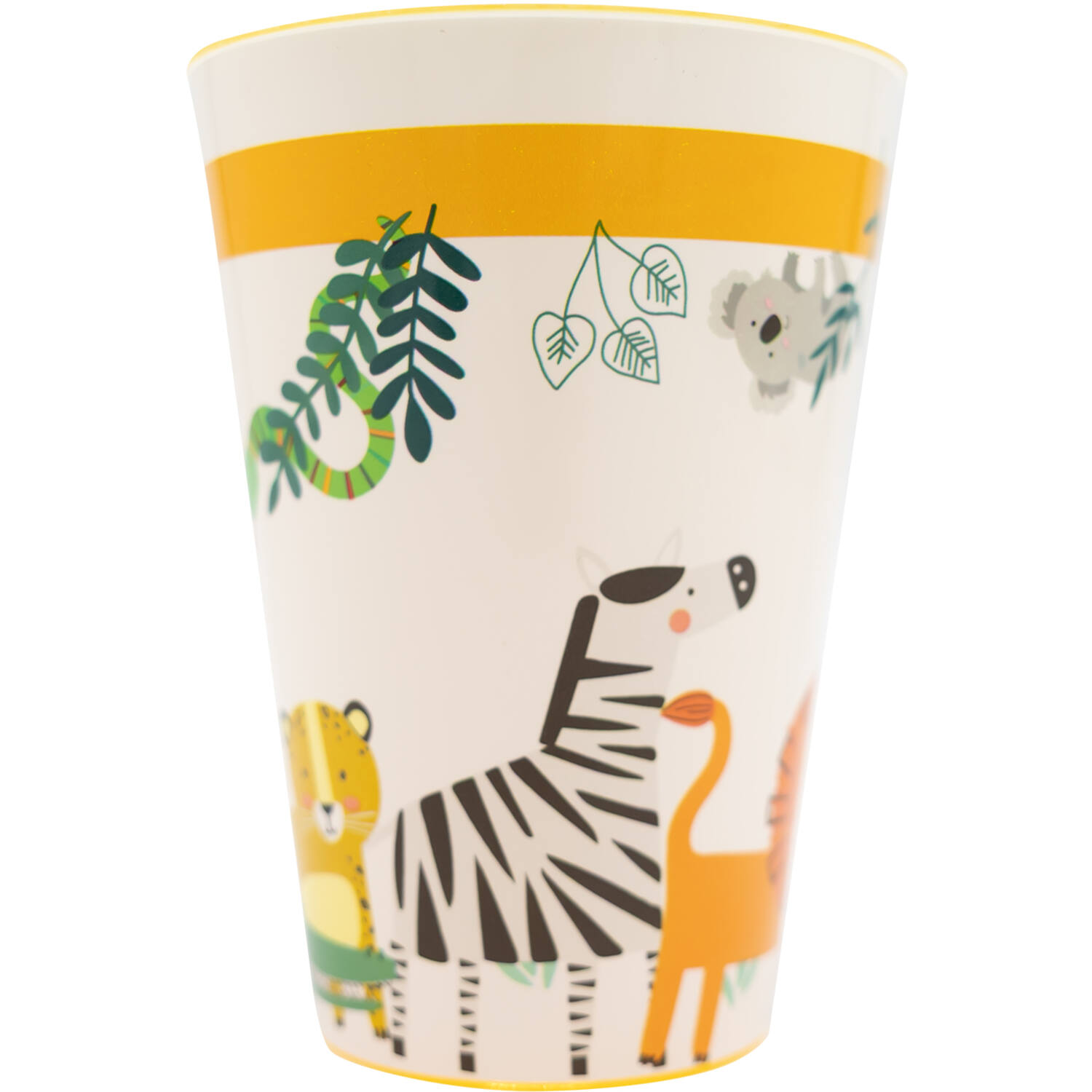 4 Cups Get Wild Plastic Reusable 430 ml