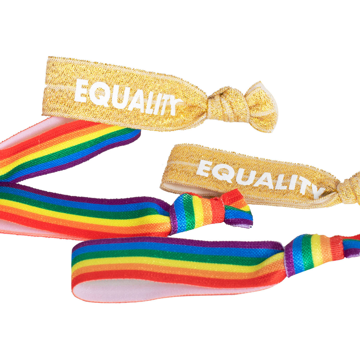 5 Wrist Bands Over The Rainbow Fabric