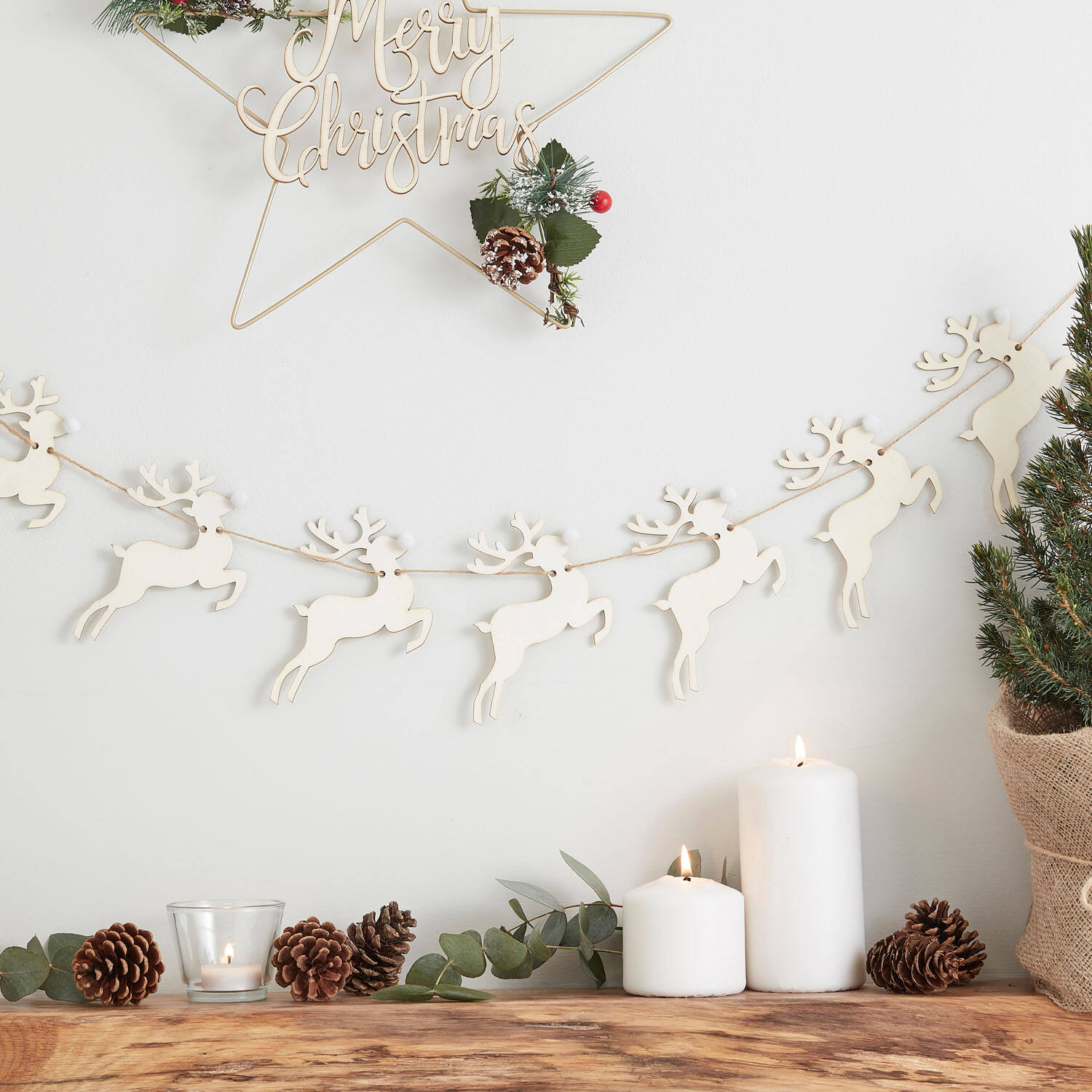 Bunting - Wooden Stag Bunting
