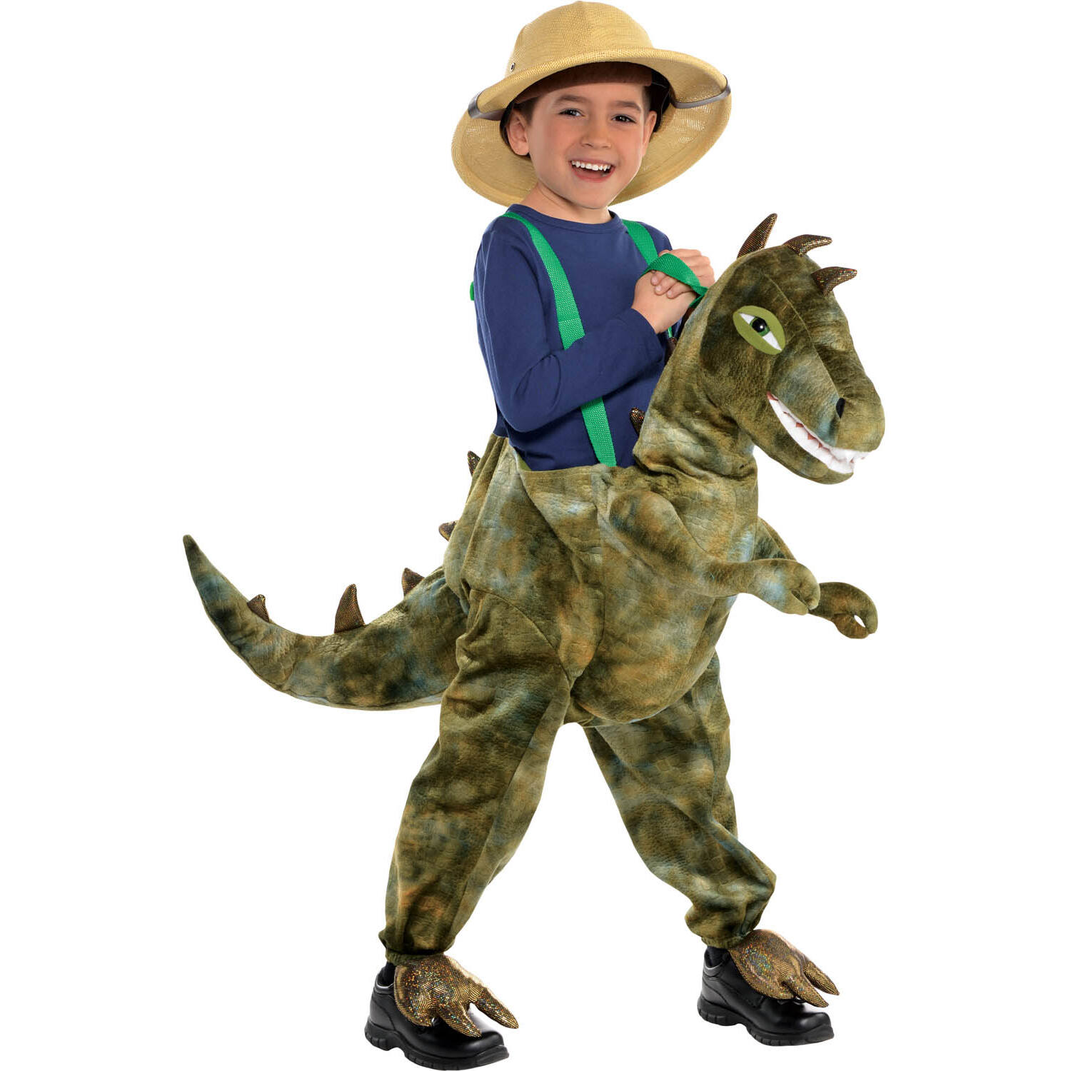 Child Costume Ride On Light & Sound Dinosaur Age 3-5 Years