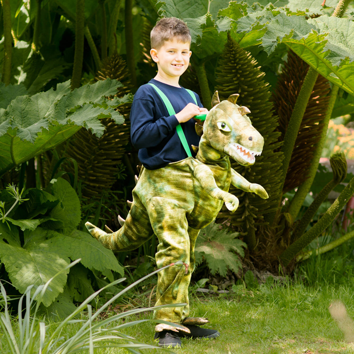 Child Costume Ride On Light & Sound Dinosaur Age 3-5 Years