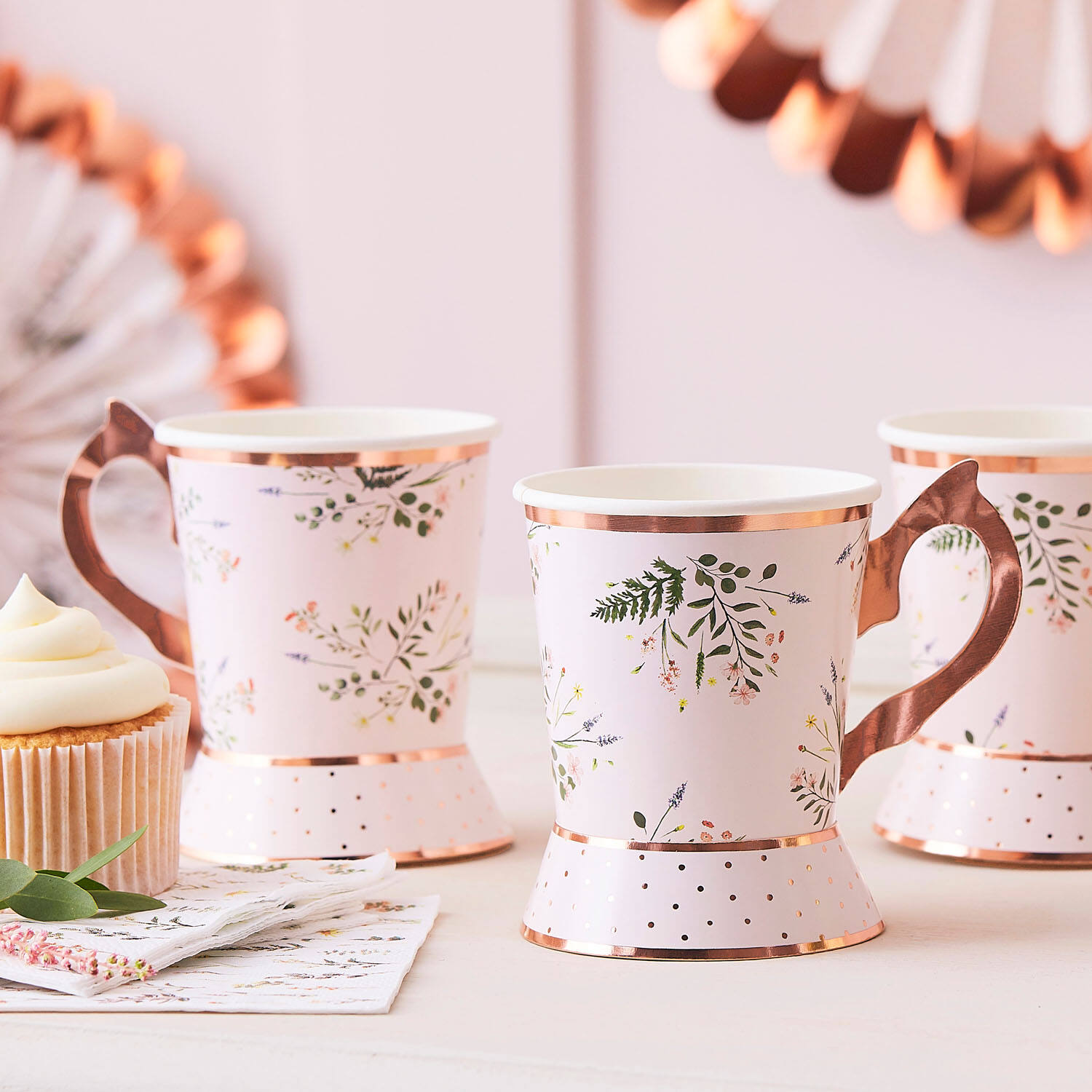 Paper Cups - Tea Cup Shaped