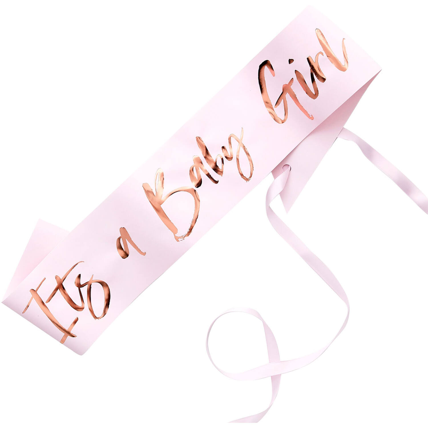 Sash Twinkle Twinkle It's A Baby Girl Paper / Foil 75 x 10 c