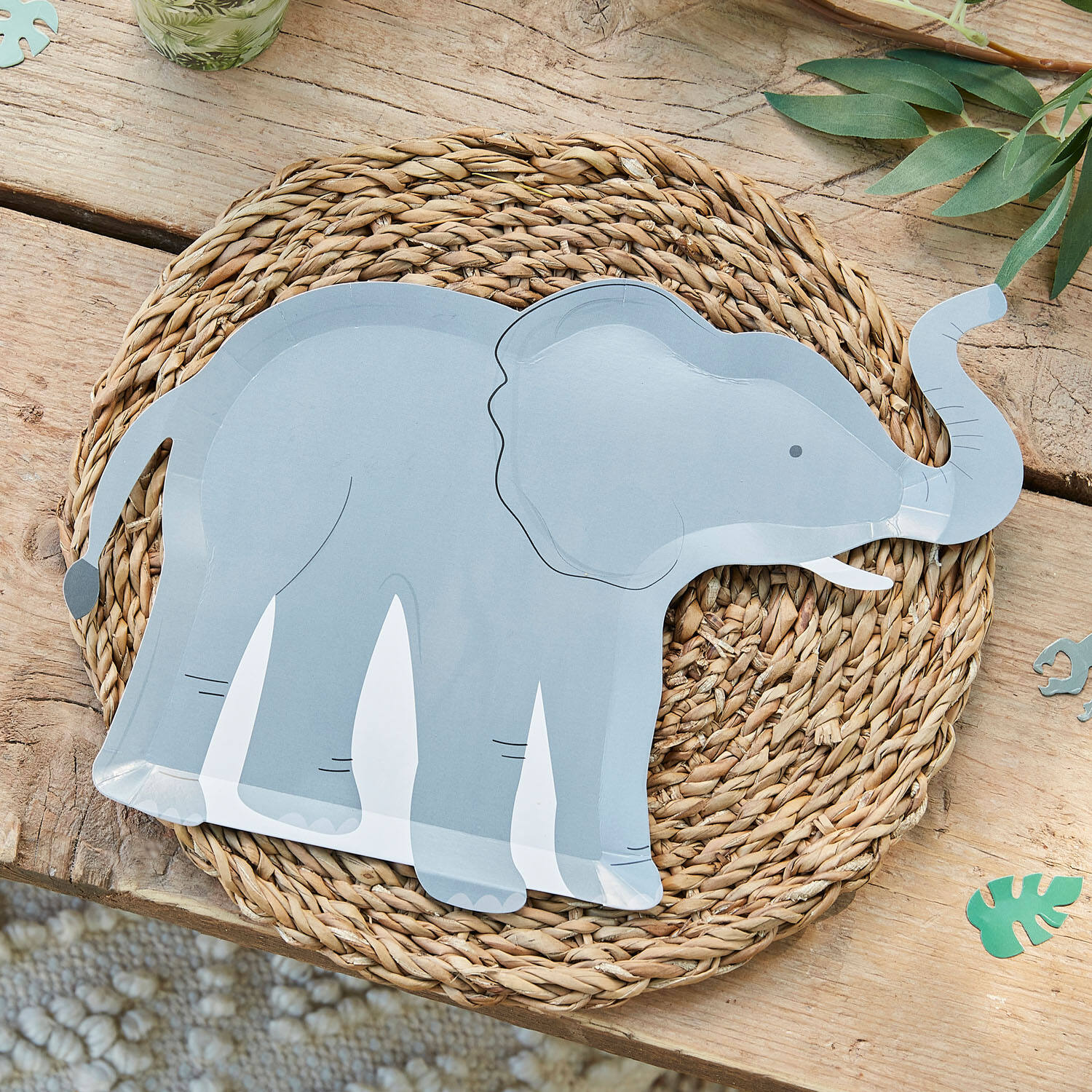 Eco Paper Plate - Elephant