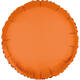 Foil Balloon Shape Round - Neon Orange - 45 cm
