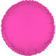 Foil Balloon Shape Round - Neon Pink - 45 cm