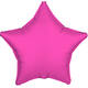 Foil Balloon Shape Star - Neon Pink - 48 cm