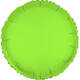 Foil Balloon Shape Round - Neon Green - 45 cm