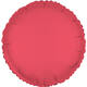 Foil Balloon Shape Round - Neon Red - 45 cm