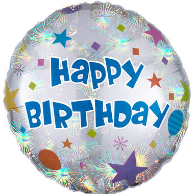 18in/45cm Happy Birthday Confetti