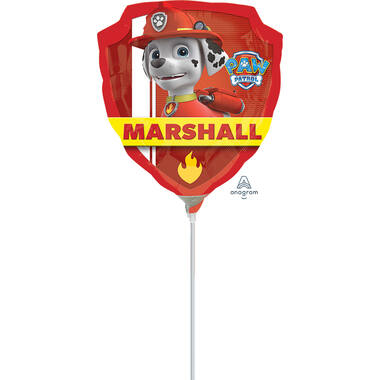Foil Balloon - Mini Shape - Paw Patrol "CHASE" - 23 cm