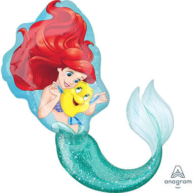 Foil Balloon - Shape - The Little Mermaid - 71 x 86 cm