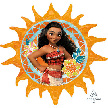 Foil Balloon - Shape - Sun - Moana - 71 x 73 cm