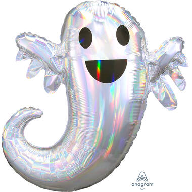 Foil Balloon - Ghost - Holographic Iridescent