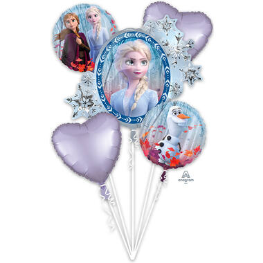 Foil Balloon Bouquet - Frozen 2 - 5 pieces