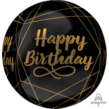 Orbz Elegant Birthday 38x40cm