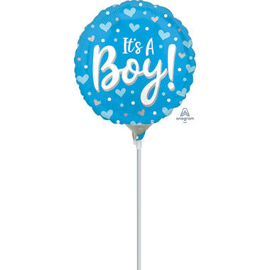 Foil Balloon - Mini - "It's A boy!" - 23 cm