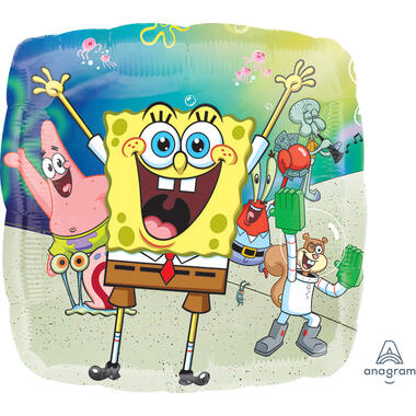 Foil Balloon - Shape - Square - SpongeBob SquarePants - 45 cm