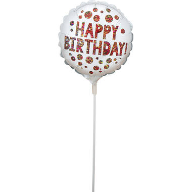 9in/23cm Stn Bday Sequins Bulk