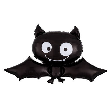 Foil Balloon - Shape - Bat - Black - 104 x 60 cm
