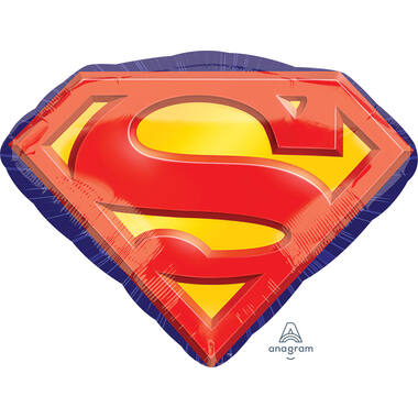 Foil Balloon - Shape - Superman Emblem - 66 x 50 cm