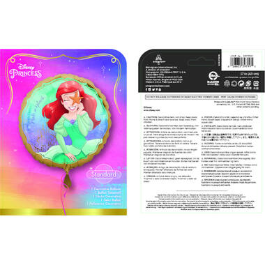 Foil Balloon - Ariel - "Make a splash" - 45 cm