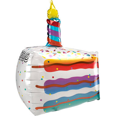 Foil Balloon - Shape - Cake Slice - 48 x 63 cm