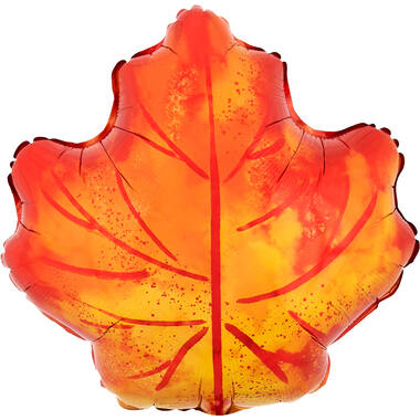Foil Balloon - Shape - Leaf - Maple - 66 x 63 cm