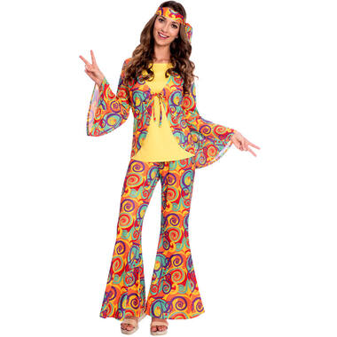 Adult Costume Hippy Woman Size S