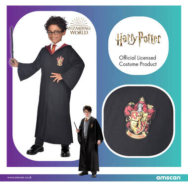 Child Costume Harry Potter Robe Kit 4-6 Years