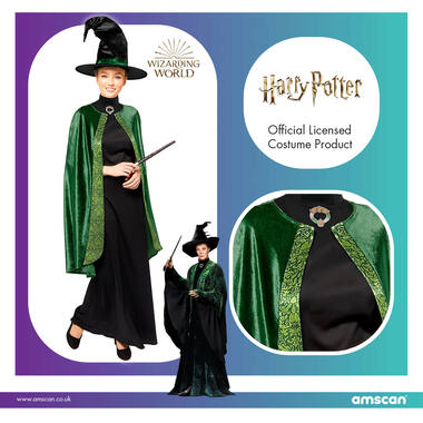Adult Costume Professor McGonagall Size L