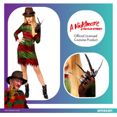 Adult Costume Freddy Kruger Ladies Size M