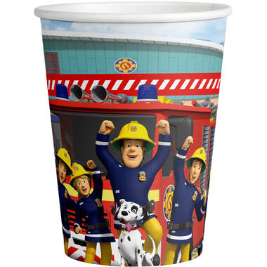 8 Cups Fireman Sam Paper 250 ml