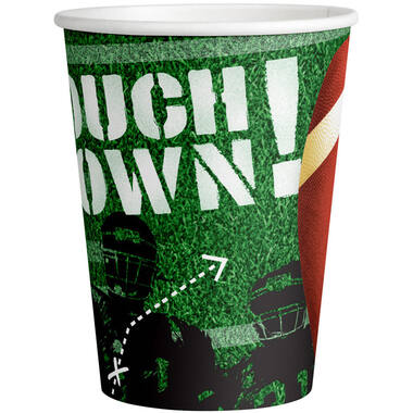 8 Cups Touchdown! Paper 250 ml
