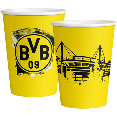 8 Cups BVB Dortmund Paper 250 ml