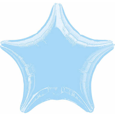 19in/48cm Star Metallic Pearl Pastel Blue