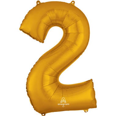 34in/86cm Number 2 Gold