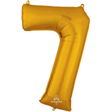 34in/86cm Number 7 Gold