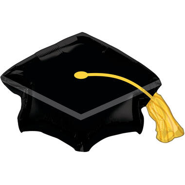 Shape Black Grad Cap