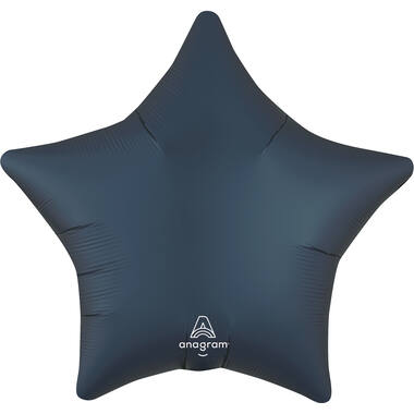 Foil Balloon - Shape Star - Satin - Dark Blue - 48 cm