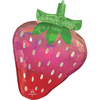 Foil Balloon - Fruity Mix Strawberry - Holographic