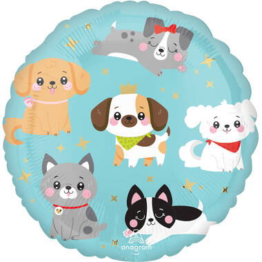 Foil Balloon - Kawaii Puppy - 45 cm