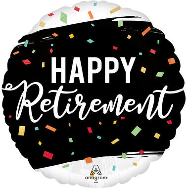 Foil Balloon - "HAPPY Retirement" - 45 cm
