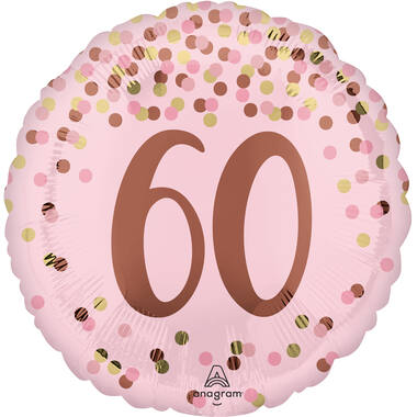 18in/45cm Pretty Pink 60th Bday