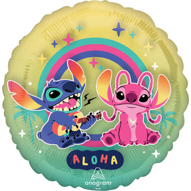 Foil Balloon - Stitch and Angel - 53 cm