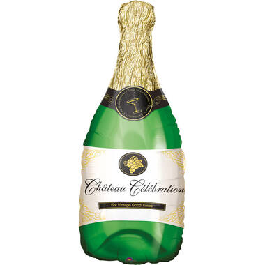 Foil Balloon - Shape - Sparkling wine bottle - 35 x 91 cm