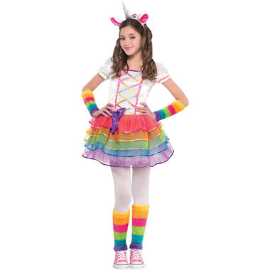 Child Costume Rainbow Unicorn Age 3 -4 Years